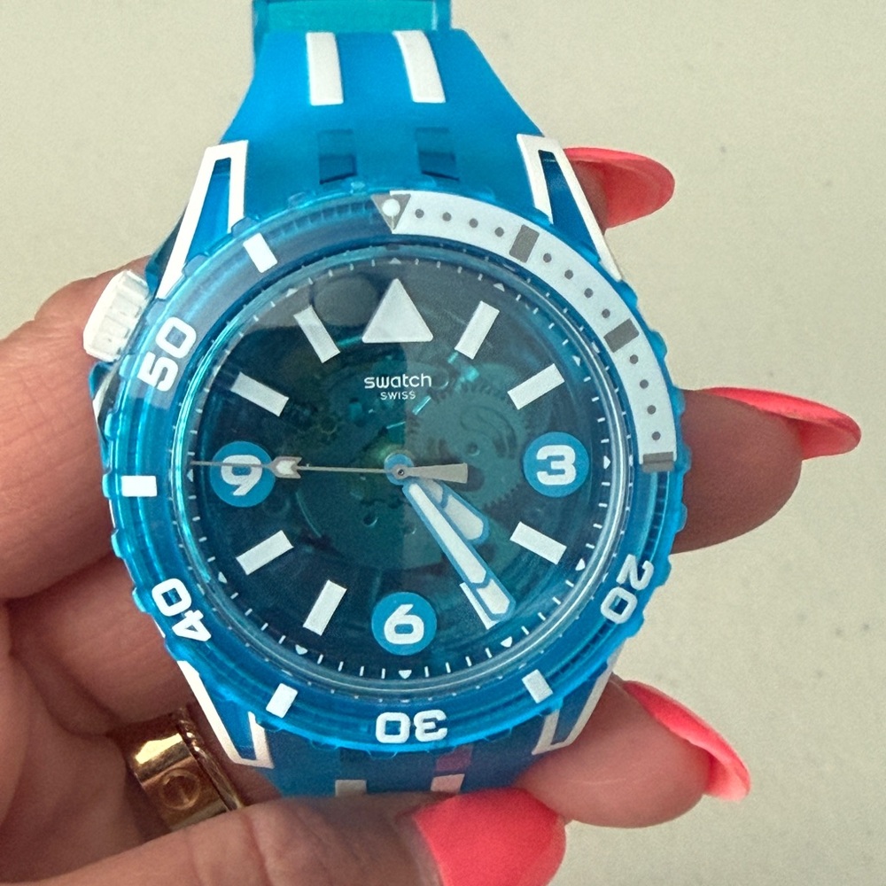 Swatch Blue Fire Scubaqua Watch